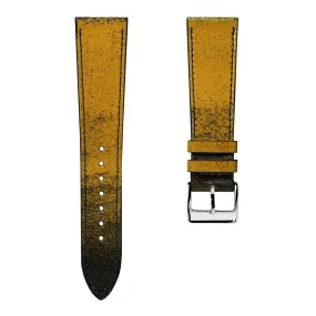 Radstock Vintage Genuine Leather Watch Strap - Vintage Gold