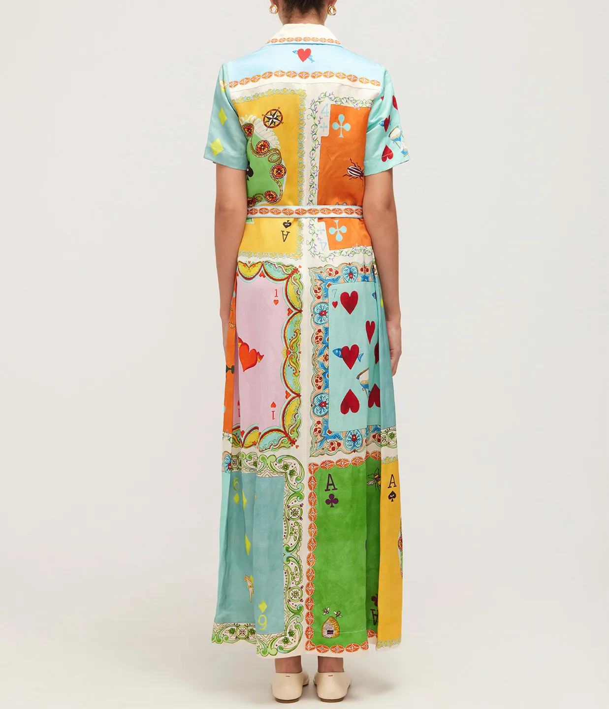 Rummy Shirt Dress in Multi