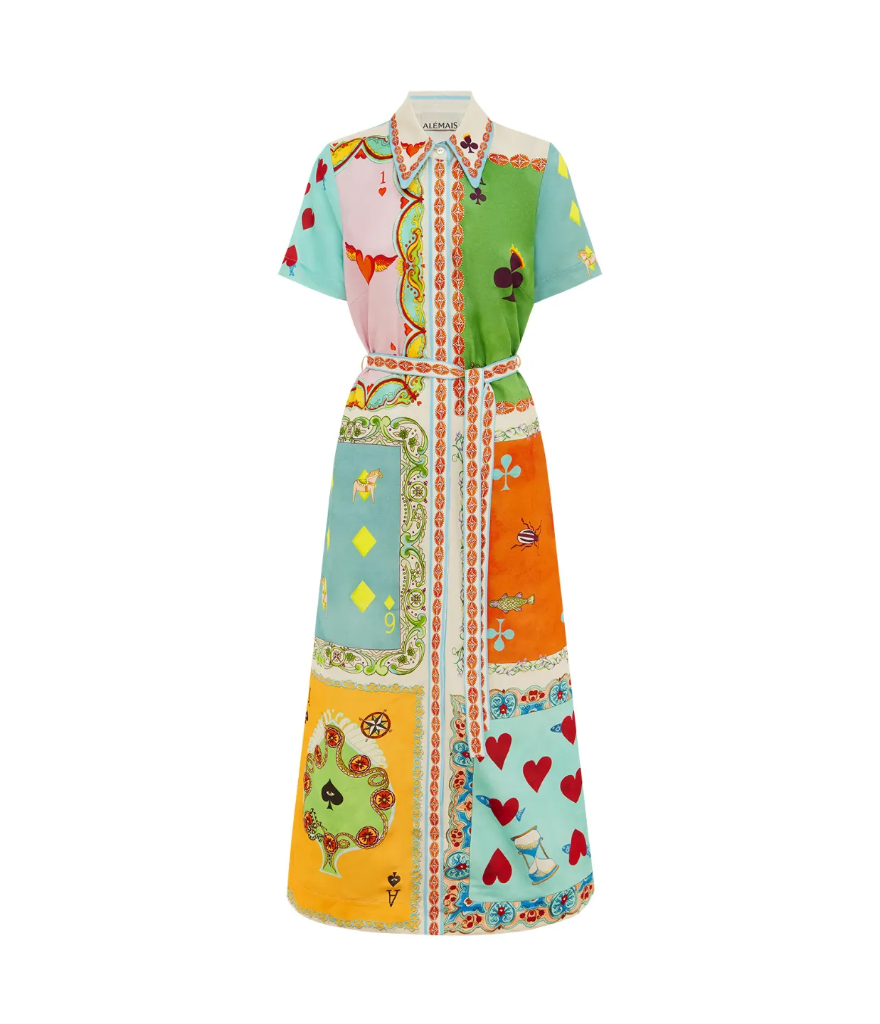 Rummy Shirt Dress in Multi