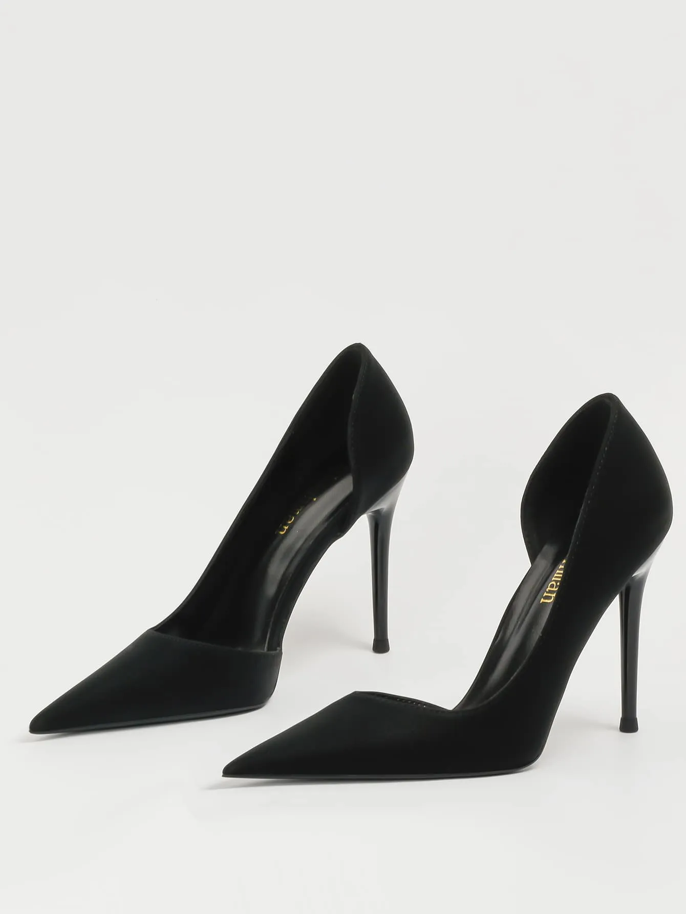 SHEIN Point Toe Stiletto Heeled Court Pumps