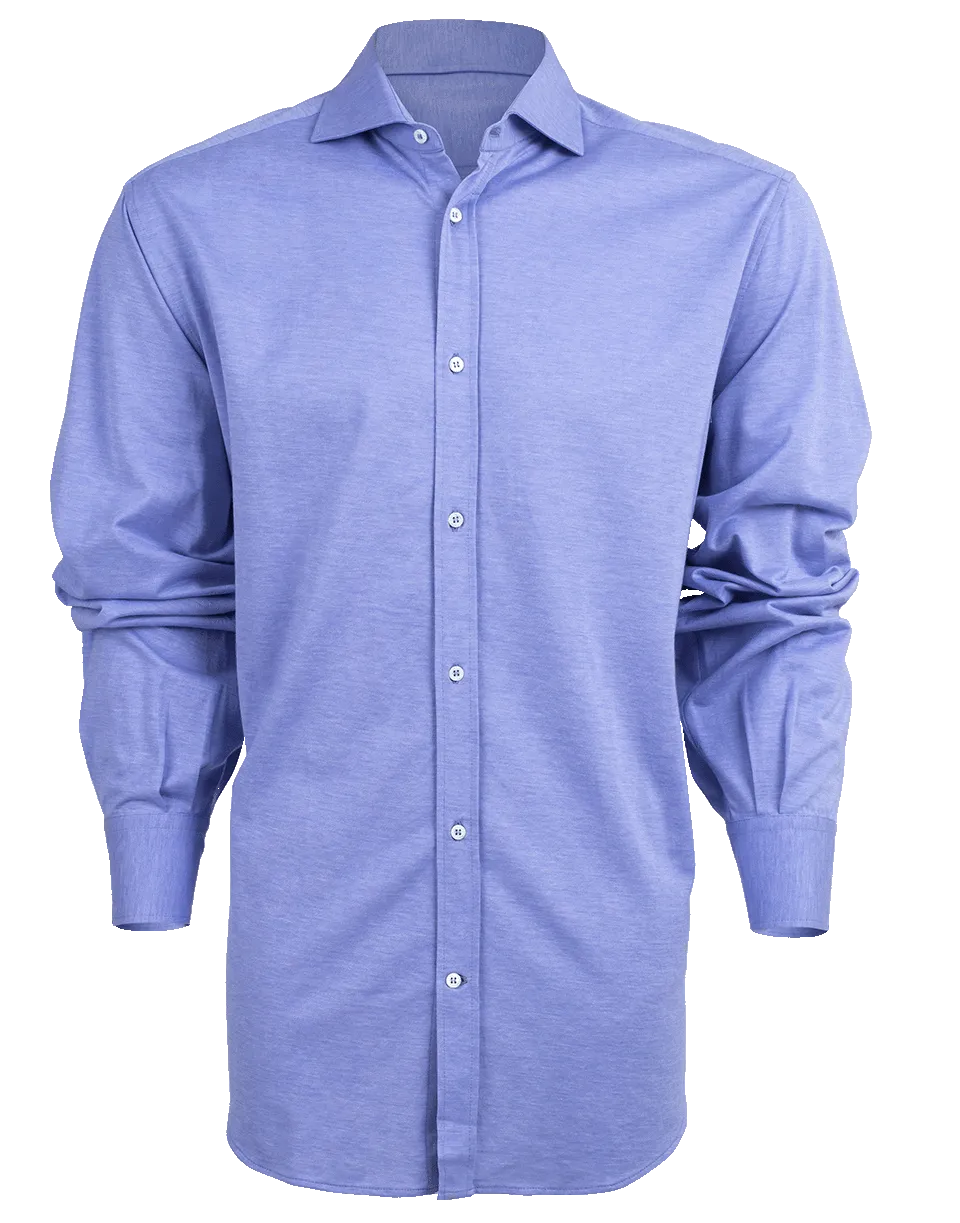 Spread Collar Stretch Shirt