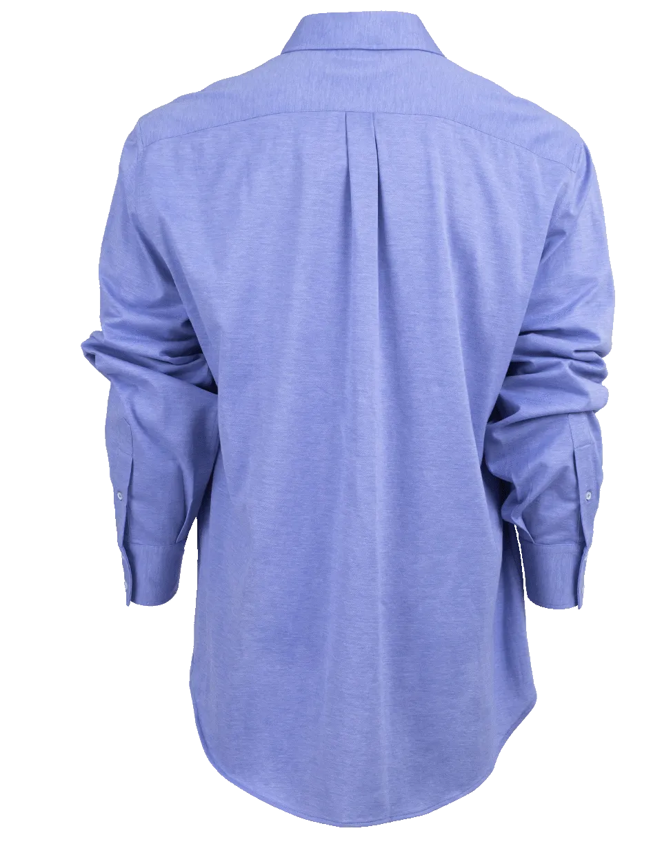 Spread Collar Stretch Shirt