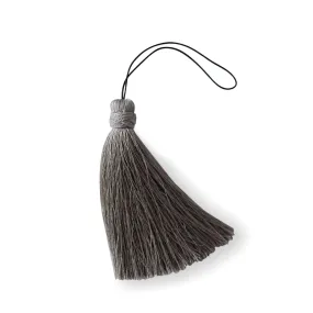 tassel, nude grey