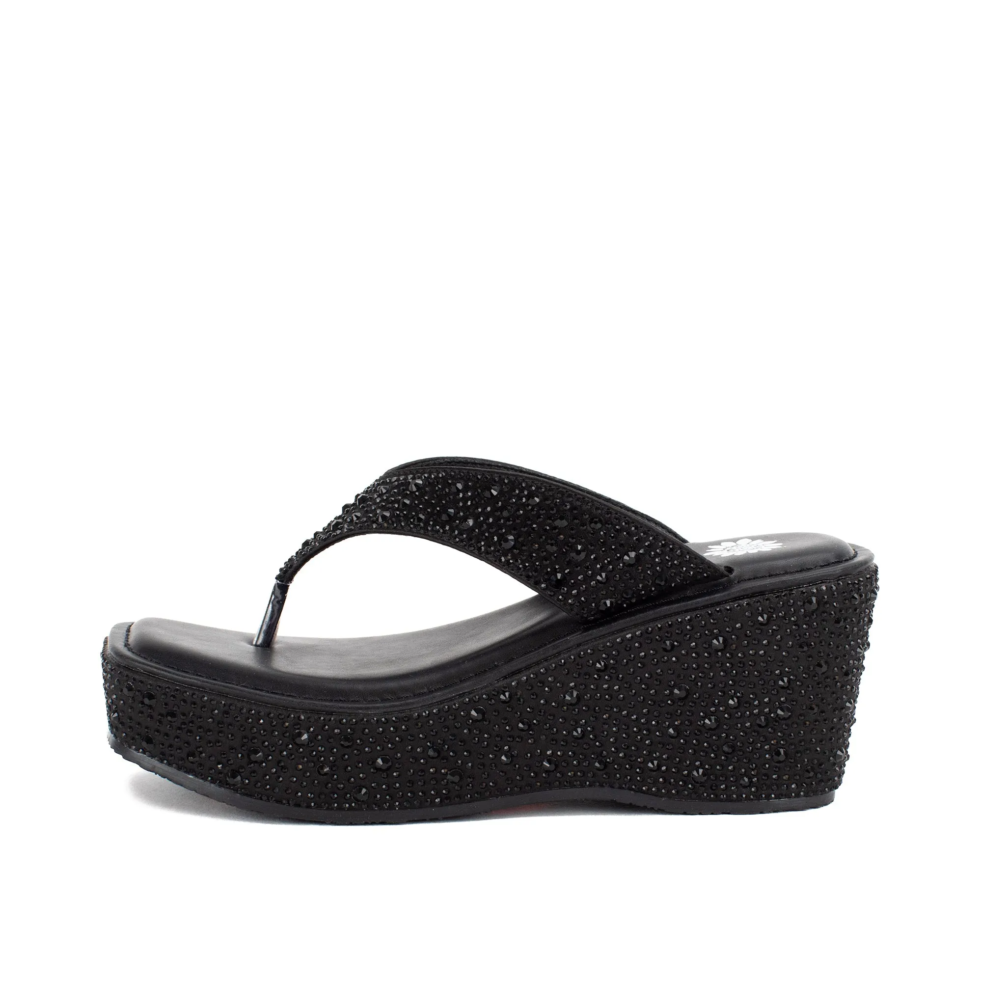 Telvi Rhinestone Wedge