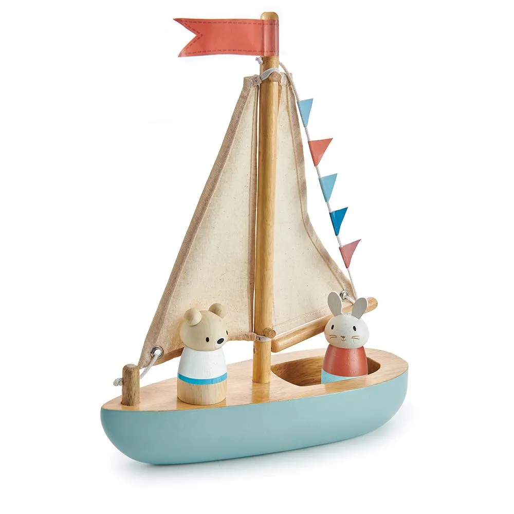 Tender Leaf Toys Sailaway Boat