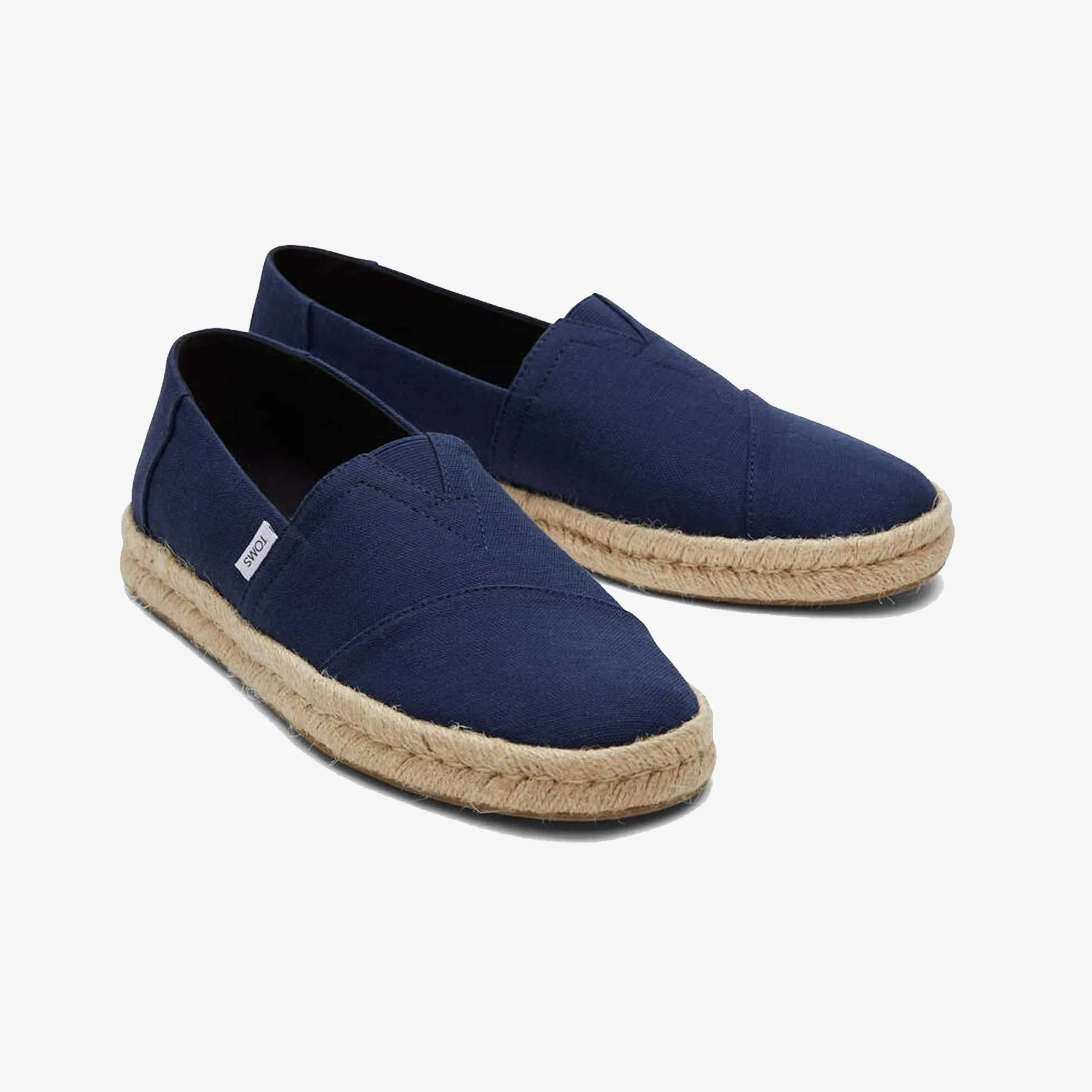 Toms | JUTE WRAP ESPADRILLES  { NAVY