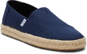 Toms Men Alpargata Rope 2.0 Navy Recycled Cotton