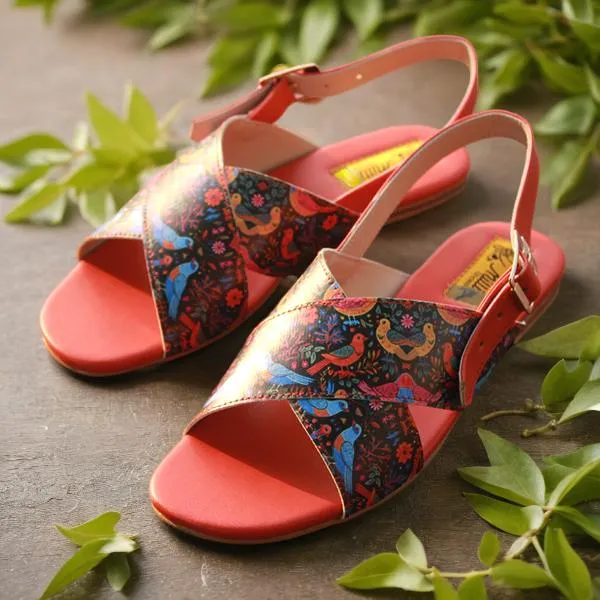 Women Graphic Kohati Flat Sandals