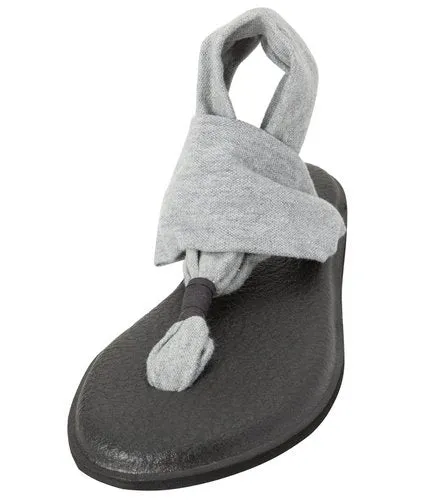 Women's Shoes Sanuk YOGA SLING 2 Knit Fabric Sandals SWS10001 GREY