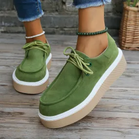 Yanelly Platform Suede Sneakers